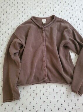 Vintage Jjill 100% Cotton Cardigan
